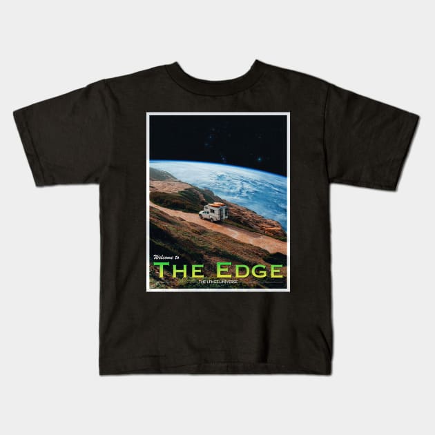 POSTCARD: THE EDGE. Kids T-Shirt by LFHCS